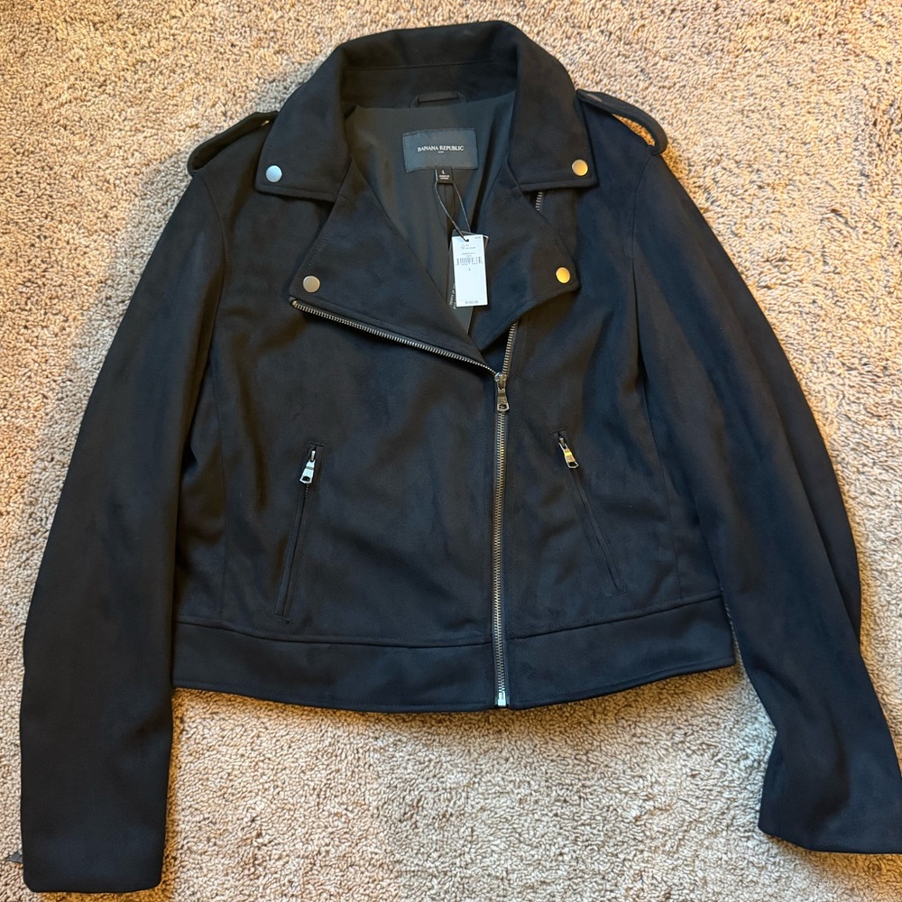 Banana Republic NWT Vegan Suede Jacket